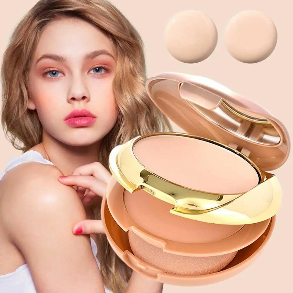 

Natural Full Coverage 3 Layers Loose Face Powder Long Waterproof Up Cosmetics Poudre Make Face Lasting Libre Makeup Foundat Q8D8
