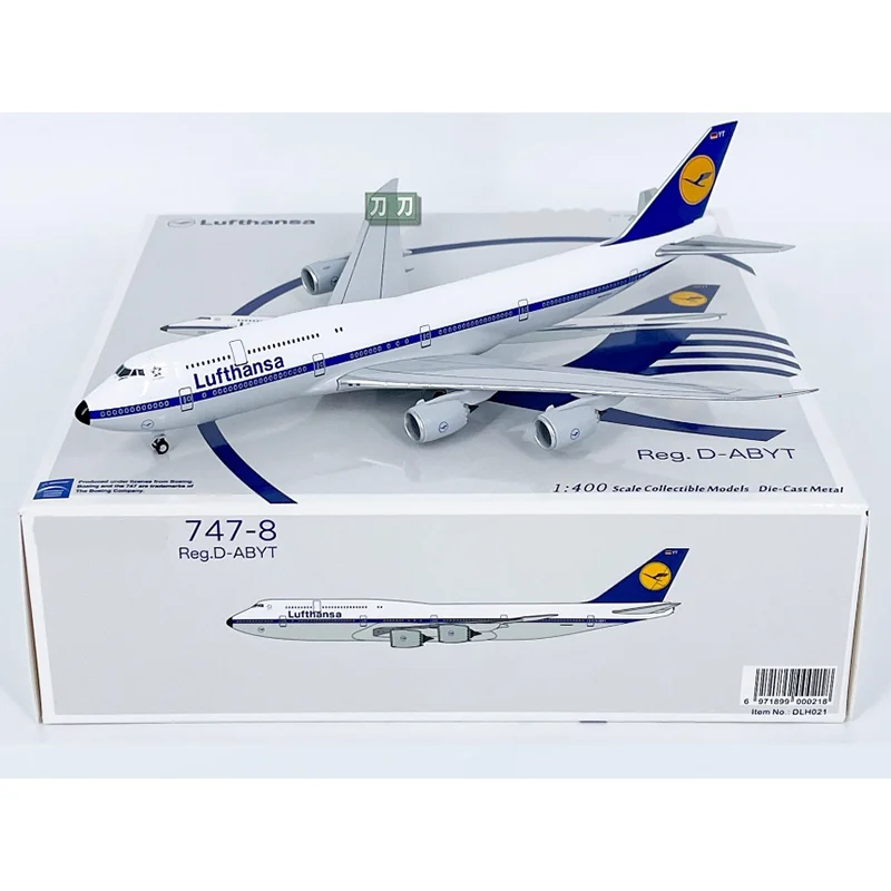 Литой под давлением масштаб 1/400 NG Lufthansa B747-8 модель пассажирского самолета
