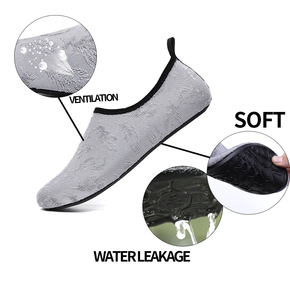 

Unisex Shoes With Indoor Yoga Fitness Shoes Speed Interference Water Beach Shoes Couples Portable Swimming Shoes Aqua Shoes