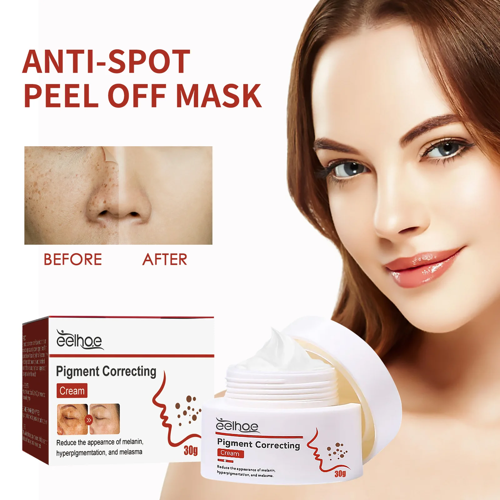 

Whitening Freckles Cream Moisturizing Remove Dark Spots Melanin Melasma Remover Brightening Whitening Effective Skin Care