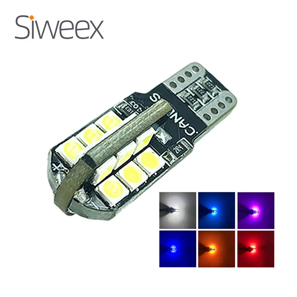 W5W T10 24 SMD 3030 автомобильная светодиодная лампа Canbus без ошибок парковочные огни для