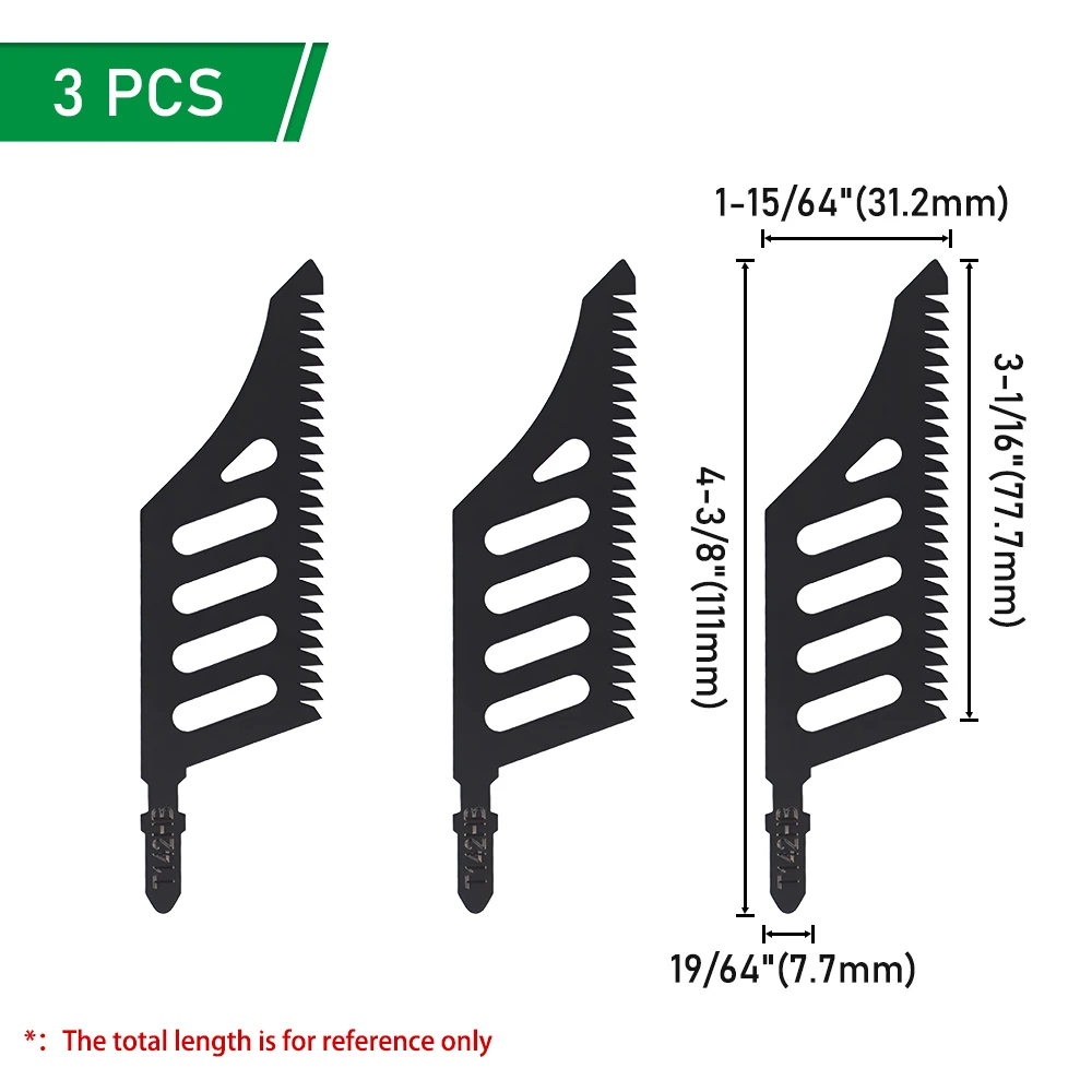 

LAVIE изогнутое пильное полотно T142HB с Т-образным хвостовиком для резки заподлицо, сменные лезвия для прецизионных фрез, аксессуары для электроинструментов JIG03001