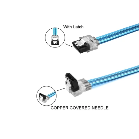 Frist link SATA III 6 Гб/с кабель 90/180 градусов прозрачный розовый