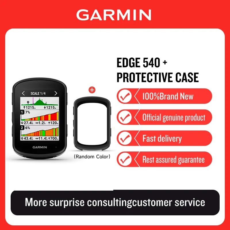 Фото Garmin Edge 540 для велоспорта на открытом воздухе, навигация по карте, одометр для горных и шоссейных велосипедов, водонепроницаемый, для велопутешествий. №1