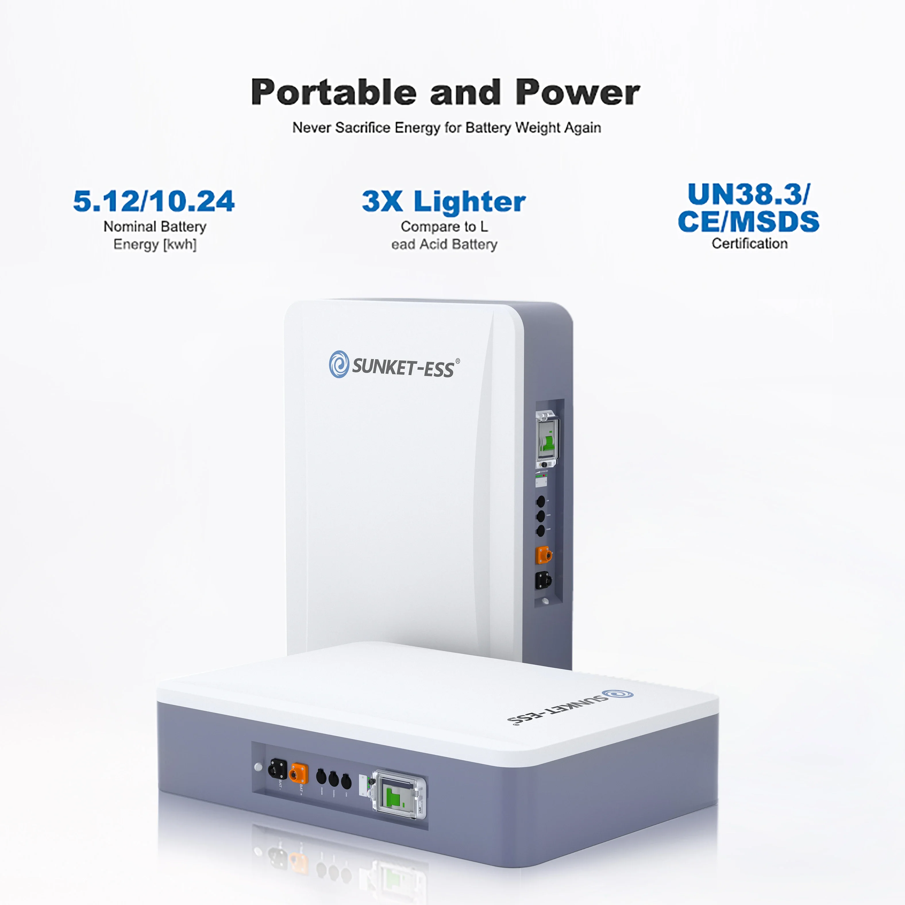 Sunket Solar 5Kwh 10Kwh аккумулятор для хранения энергии 48 В 100 Ач 200 домашний настенный Lifepo4