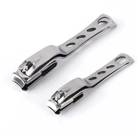 1 pcs 360%c2%b0 rotatable stainless steel nail clipper cutter toenail fingernail nipper manicure trimmer clippers for thick nail tip