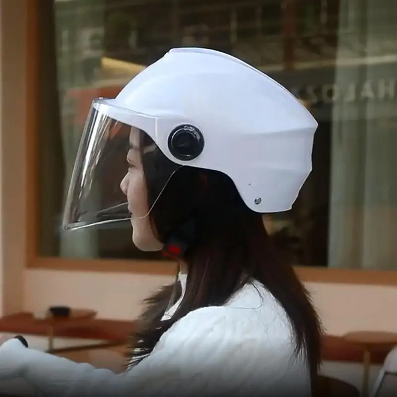 

Мотоциклетные шлемы с открытым лицом для мужчин и женщин, винтажный немецкий шлем для пилотов, мотоциклетные шлемы для защиты лица