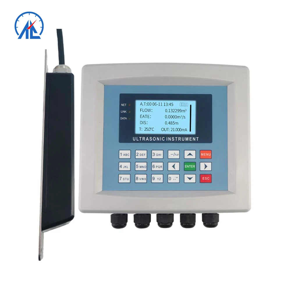 

ultrasonic flow meter canal river sewer split doppler open channel flowmter