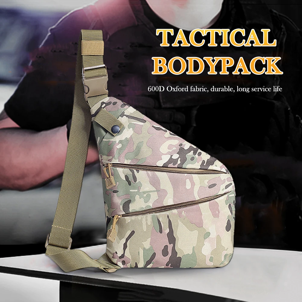 

600D Oxford Fabric Shoulder Chest Pack Portable Hunting Bag Multifunctional Anti-theft for Hunting Camping Outdoor Supplies