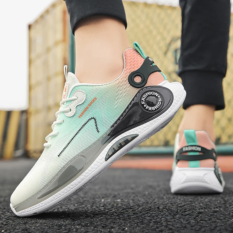 2023 Men Sneakers Thick Sole Original Athletic Running Shoes for Men Breathable Summer Outdoor Casual Sports Shoes Male Basket