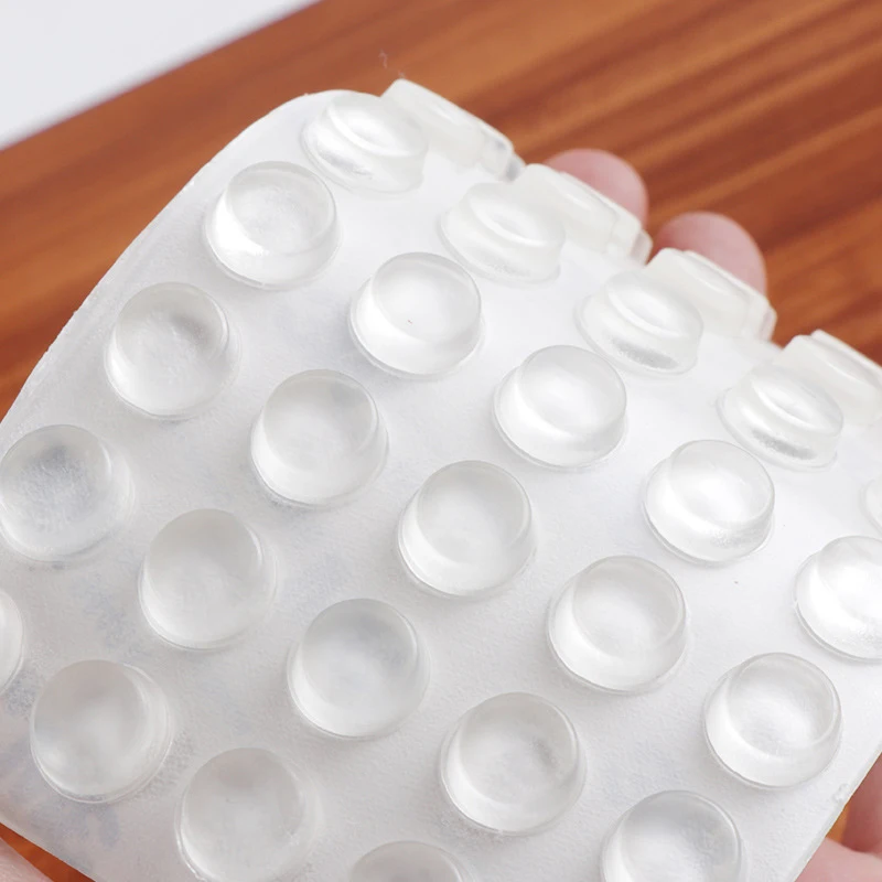 

Self Adhesive Door Stopper Rubber Damper Buffer Cabinet Bumpers Silicone Furniture Pads Cushion Protective Pads Clear Door Stops