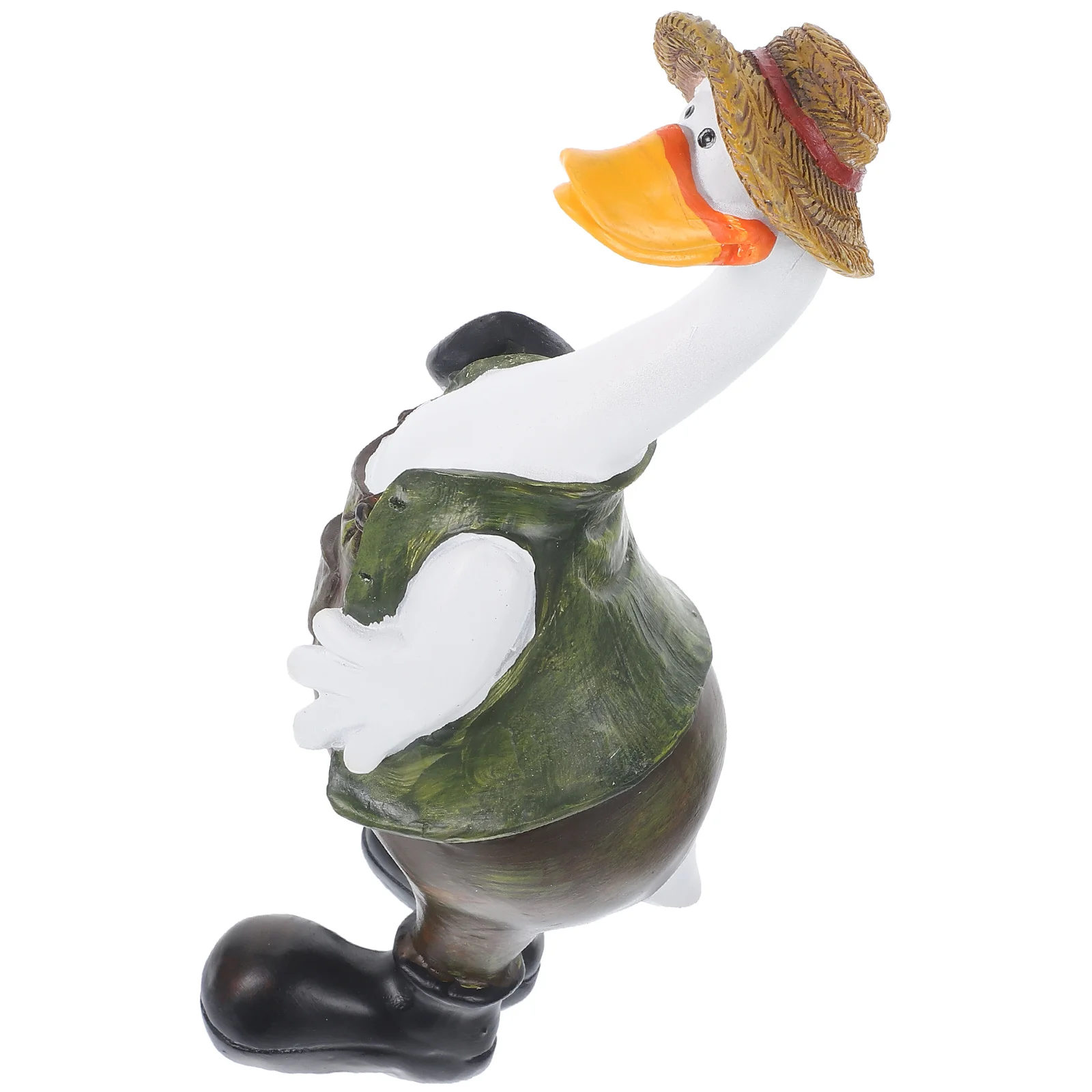 

Garden Duck Sculpture Fairy Duck Decorations Tabletop Ornaments Desktop Wedding Statue Decoration Anniversary