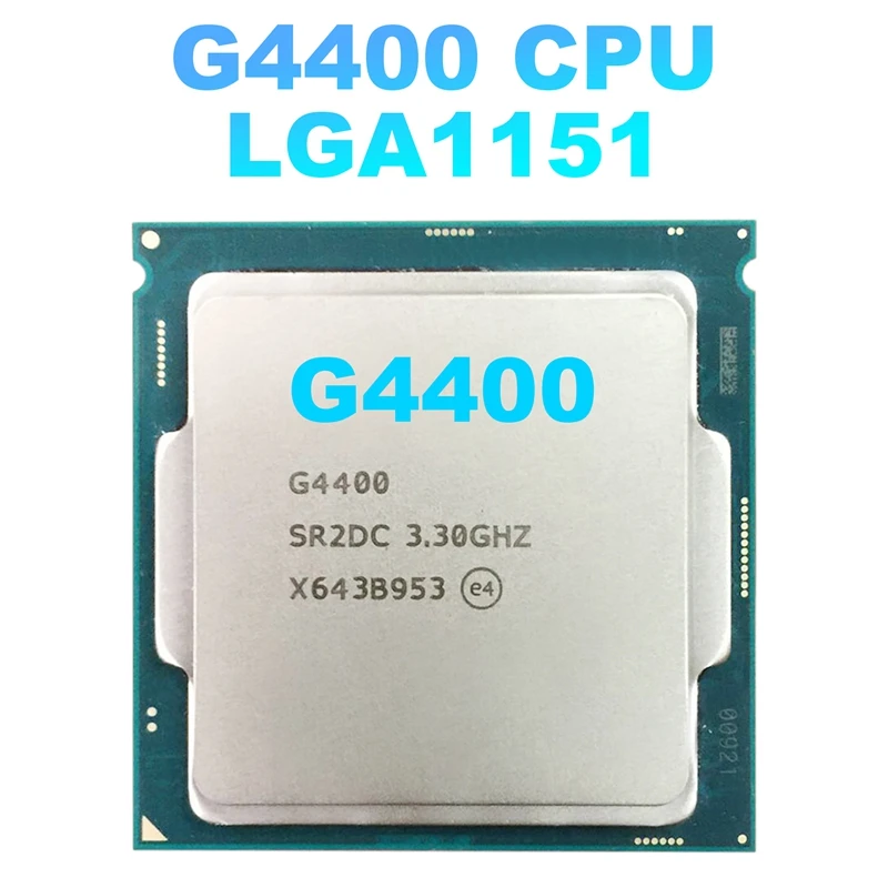 

G4400 CPU LGA1151 Dual Core Processor 3.3Ghz 3MB For B250 B250C BTC CPU Mining Motherboard For Pentium G4400