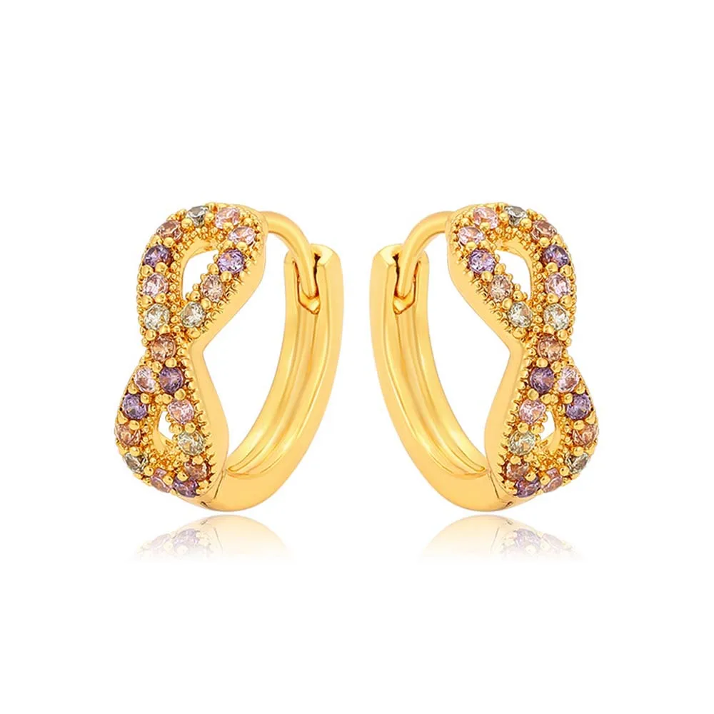 

Fashion Personality 8 Character Earrings Ladies High End Sense Niche Temperament Jewelry