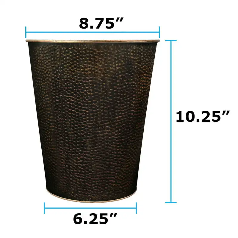 

Beautiful 6 Liters Bronze Stainless Steel Trash Can - Ideal for Home, Office and Everyday Use.
