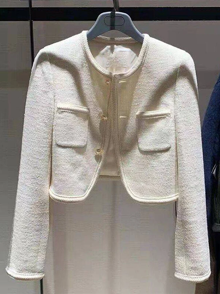 Изящное короткое пальто Counter Same Sle для женщин 2024 Xiao Teng Amashi Yue новый флисовый топ с