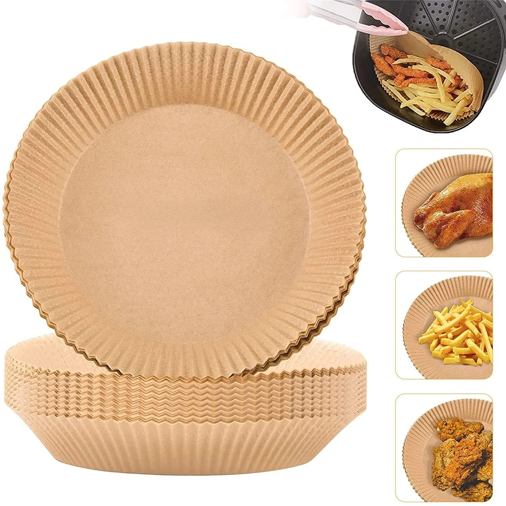 Nonstick Air Fryer Paper Disposable Liner Non-Stick Mat Steamer Baking Microwave Oven Parchment Paper Cheesecake Kitchen Cookers
