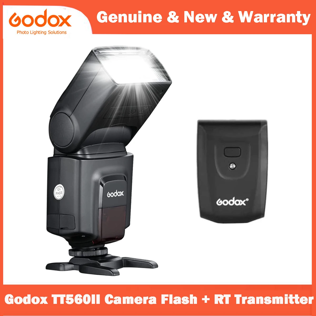 Фото Вспышка Godox TT560II беспроводная, 433 МГц, GN38 №1