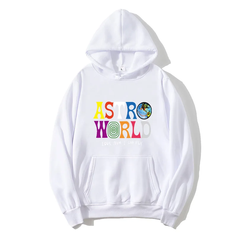 

TRAVIS SCOTT ASTROWORLD WISH YOU WERE HERE HOODIES Fashion Letter ASTROWORLD HOODIE Streetwear Man Woman Pullover Sweatshirt