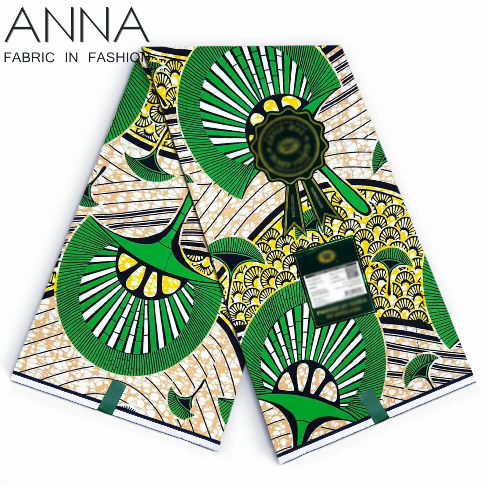 Восковая ткань Анкара хлопок 6 ярдов