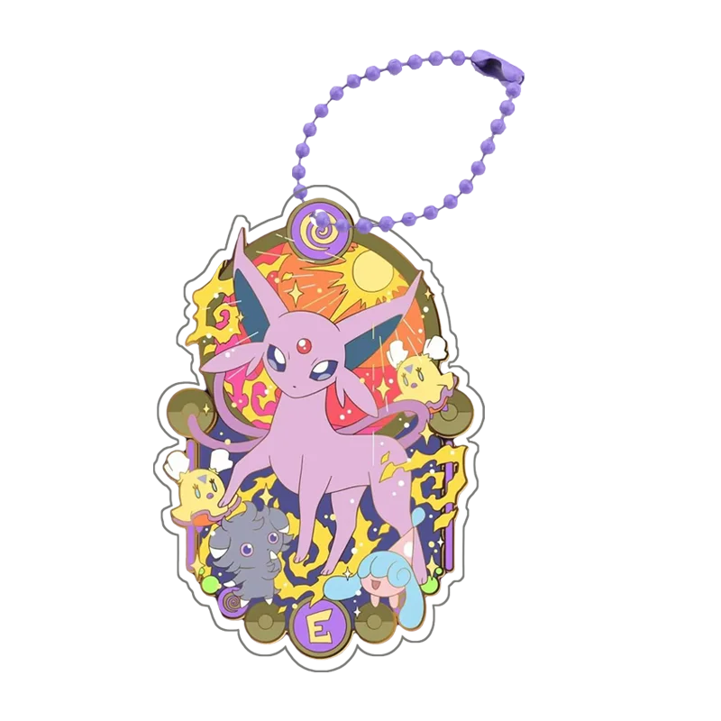 Pokemon Eeveelution Leafeon Sylveon Espeon Umbreon Eevee Jolteon Glaceon Flareon акриловый брелок для мобильного