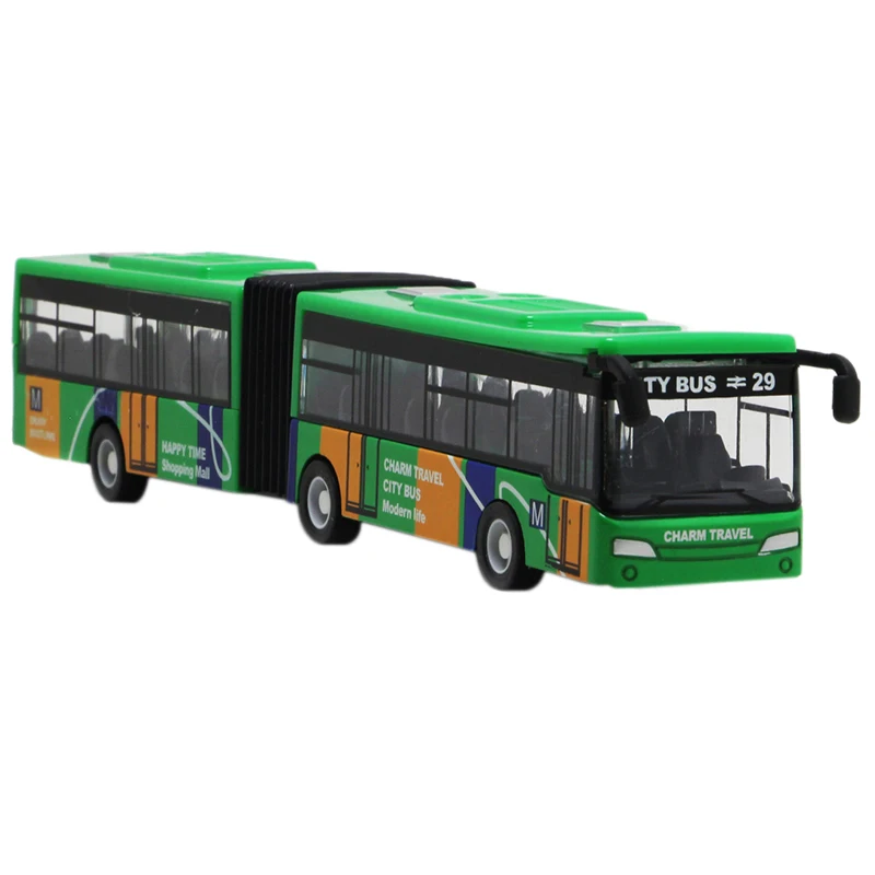 

Children'S Diecast Model Vehicle Shuttle Bus Car Toys Small Baby Pull Back Toys