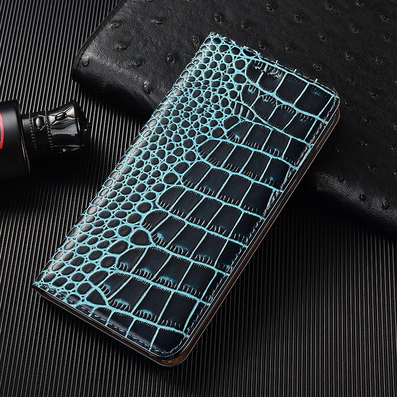 Чехол из крокодиловой кожи для Realme GT Neo 2 2T 3 3T 5 6 SE