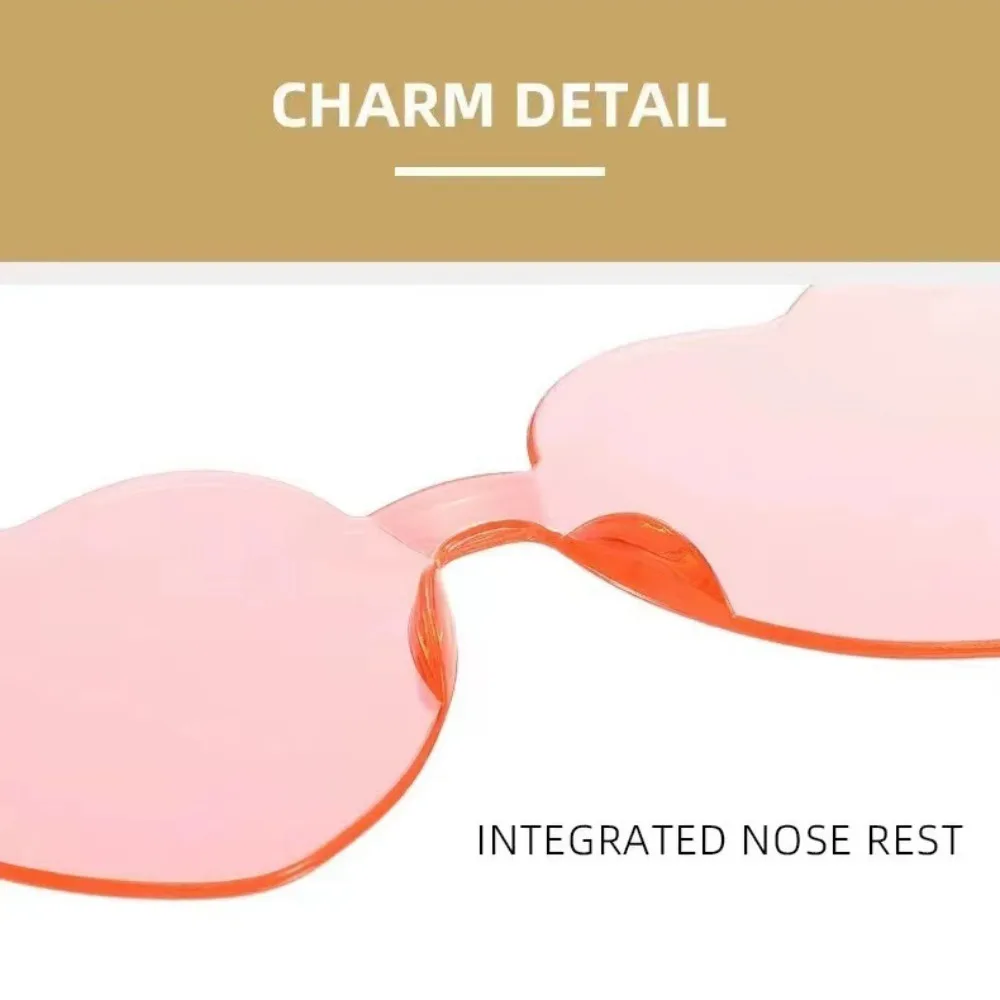 Обруч для волос с конфетти красная повязка на голову изображением любви очки в