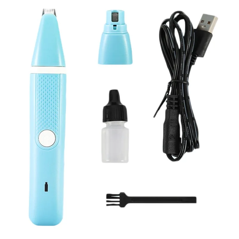 

Professional Pet Grooming Machine Dog Cat Hair Trimmer USB Rechargeable Pets Clippers Nail Grinding & Hair Trimmer & Foot Hair