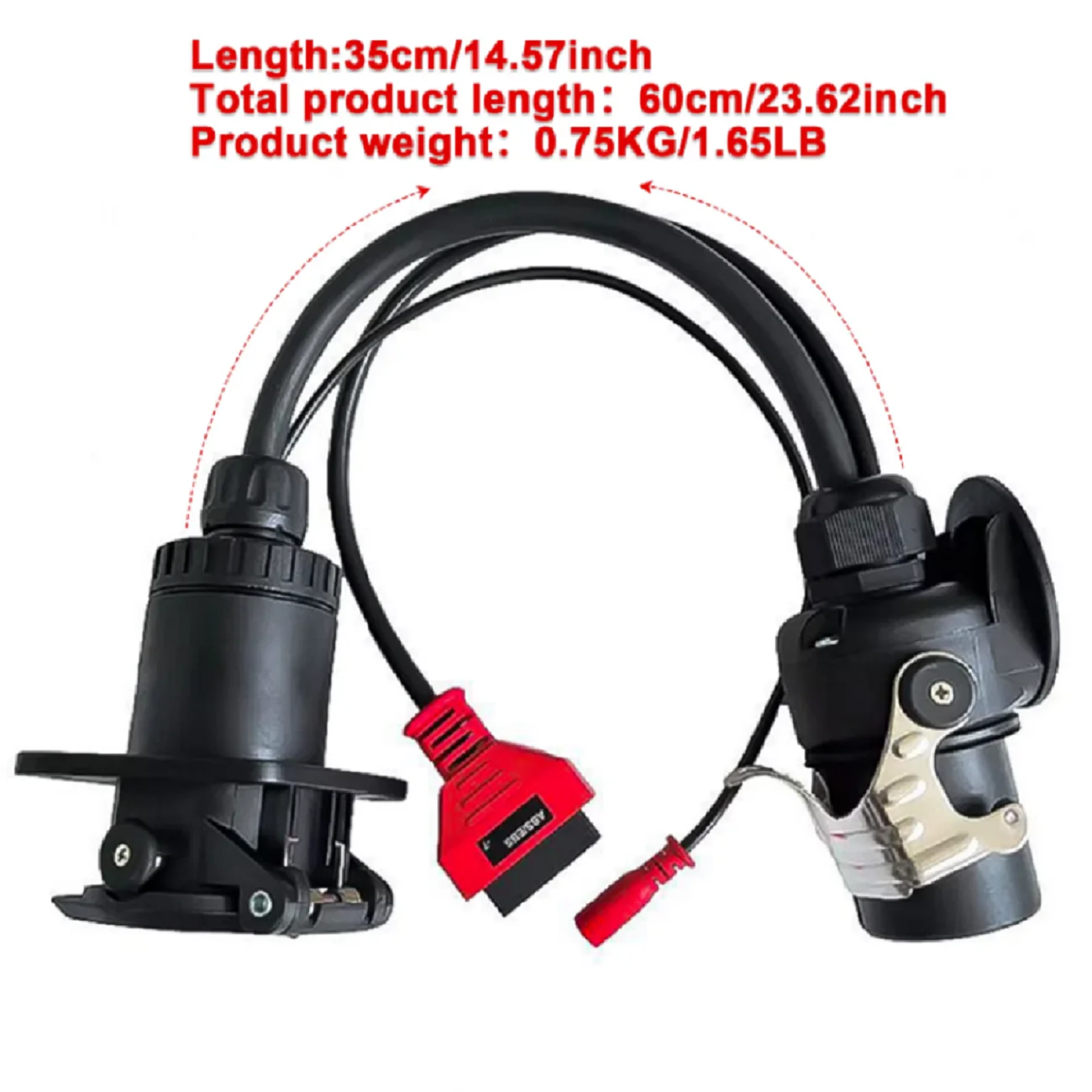 Кабель-адаптер для автомобилей и других грузовиков EBS ISO 7638 OBD2 диагностики