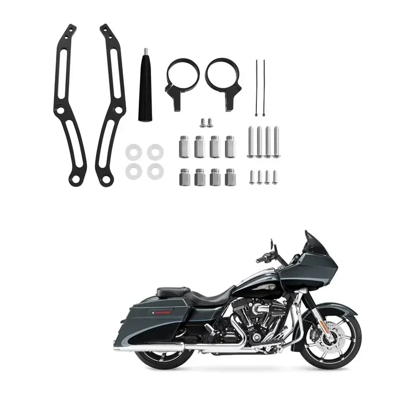 Для Harley Touring CVO Street Electra Glide Road King Ultra Limited 2014-2024 удаленные удары кронштейн крепежная