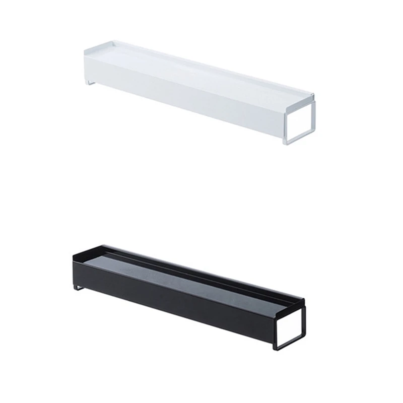 

Shelf For Kitchen Stove-Kitchen Storage Solution With Zero Installation-Iron-17.1 Inch-.30 Inch Length