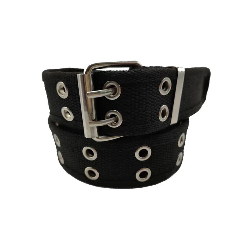 Belts For Women Double Needle Black Solid Men's Belt Luxury Designer Summer Dress Accessories 2023 Belts For Elegant Women
