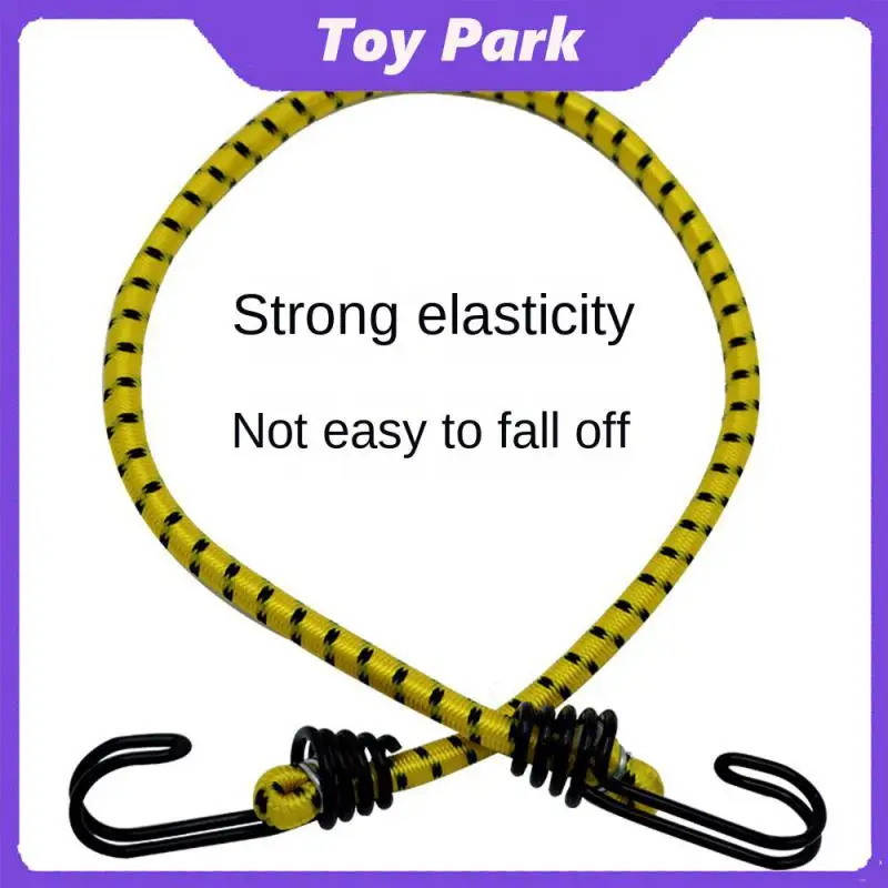 

Convenient To Use Outdoor Binding Rope Thickened Durability Clothesline Durable With Double Iron Hook Binding Rope Elastic