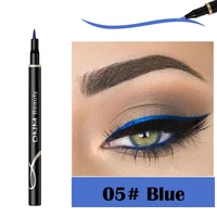 12 colors long lasting eye liner pencil waterproof pigment blue brown black liquid eyeiner pen women fashion color eye makeup