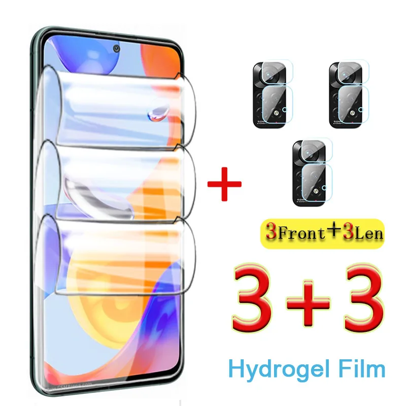 

Гидрогелевая пленка для Xiaomi, Redmi Note 11 Pro, 5G, Mi 11T, закаленное стекло, защита для объектива камеры