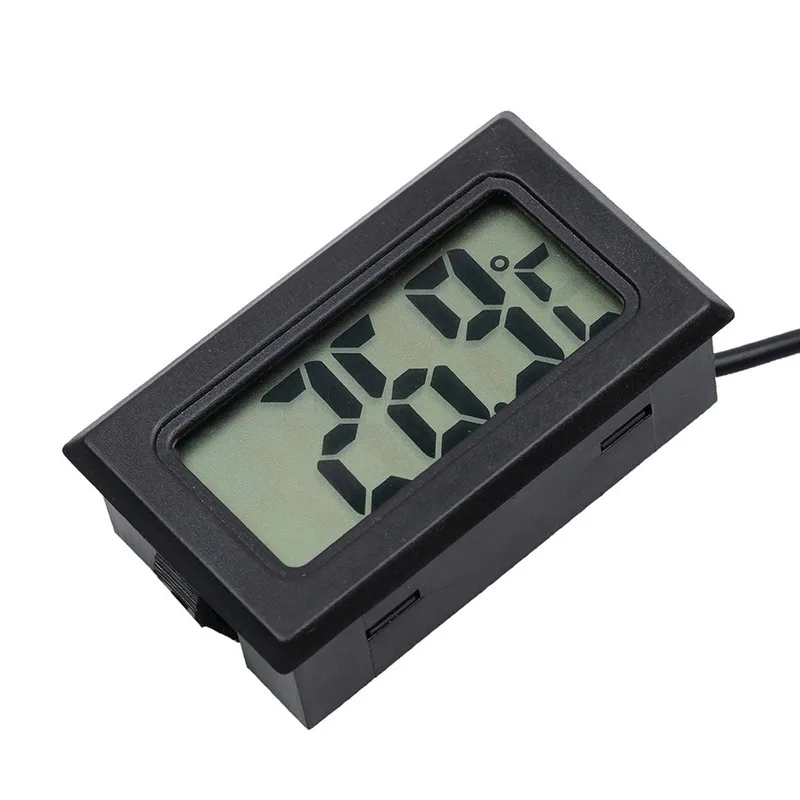 Mini Temperature Sensor LCD Car Digital Thermometer Hygrometer Indoor Outdoor Humidity Meter Gauge Instruments |