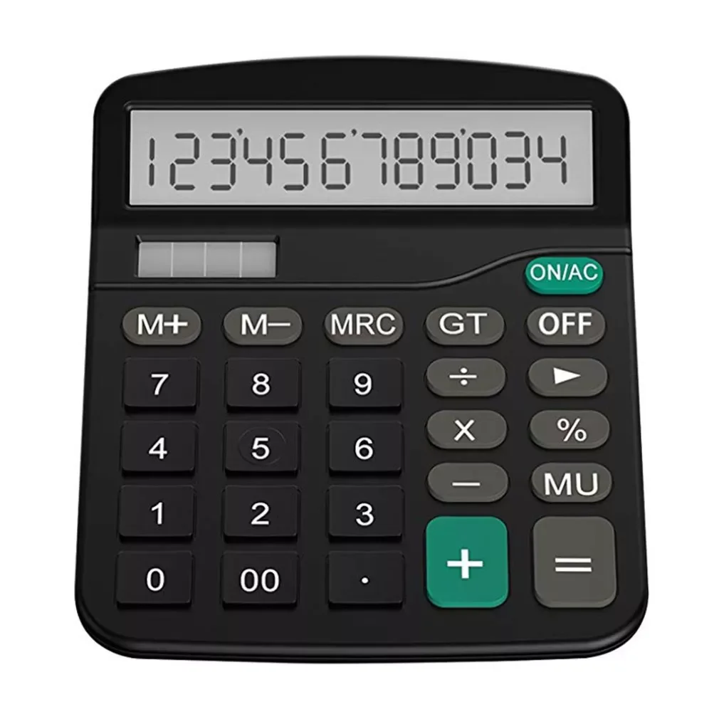 

Office Finance Calculator Calculat Plastic Solar Computer Business Finance Office Calculator 12-Bit Desktop Calculator Office