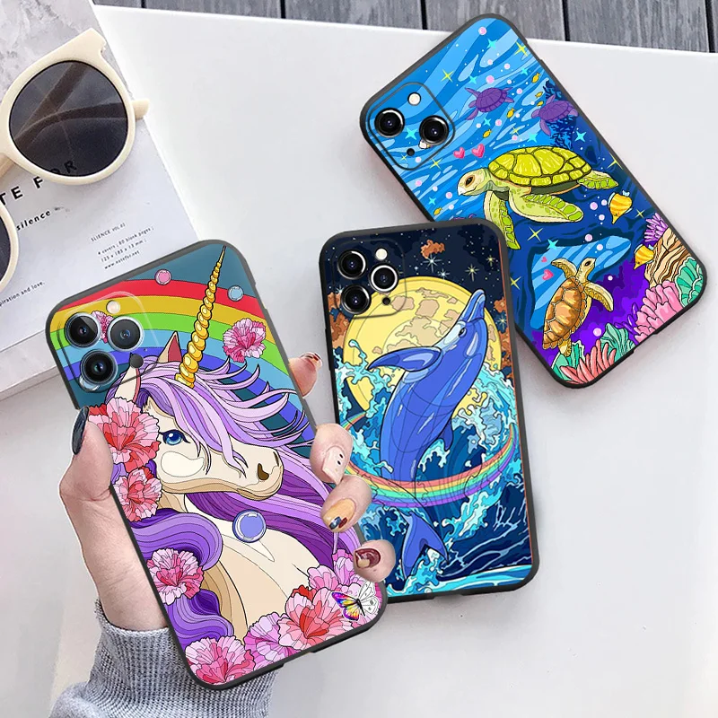 Чехол для Телефона iphone 16Plus XR XSMax 15 14 13 12 11 16 ProMax Mini 7 8Plus песочные часы Феникс дракон