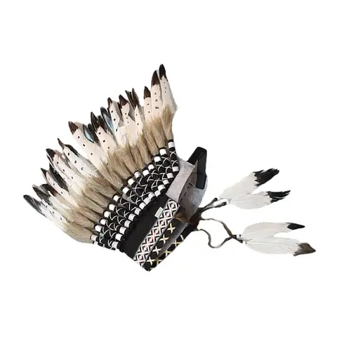 Американский вождь, индийская индейская шляпа, головной убор с перьями, головной убор для мужчин и женщин для карнавала