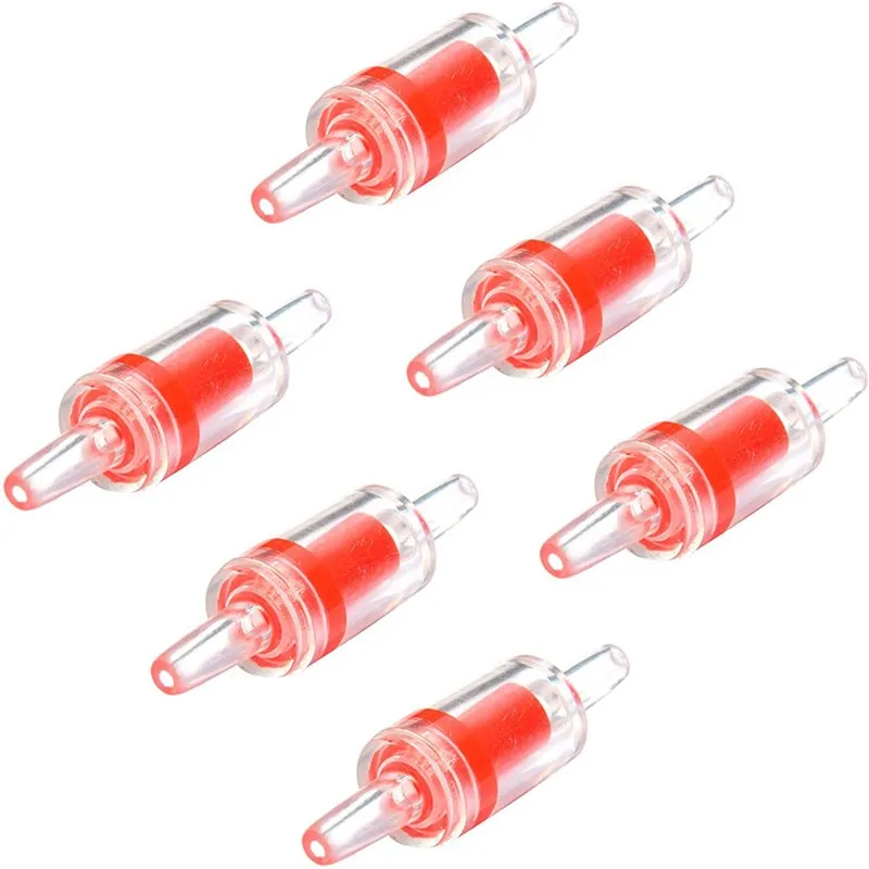 

10pcs Aquarium Oxygen Pump Check Valves Fish Tank Plastic One Way Non-Return Check Valve Air Increasing Pump Accessories
