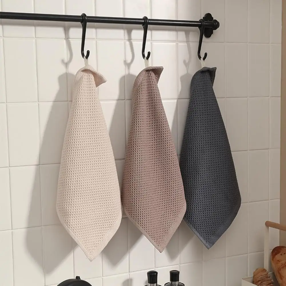 

Cleaning Cloths Honeycomb Structured Dish Towel Absorbent Cotton Easy to Use Cleaning Pad Household Cleaning Tools