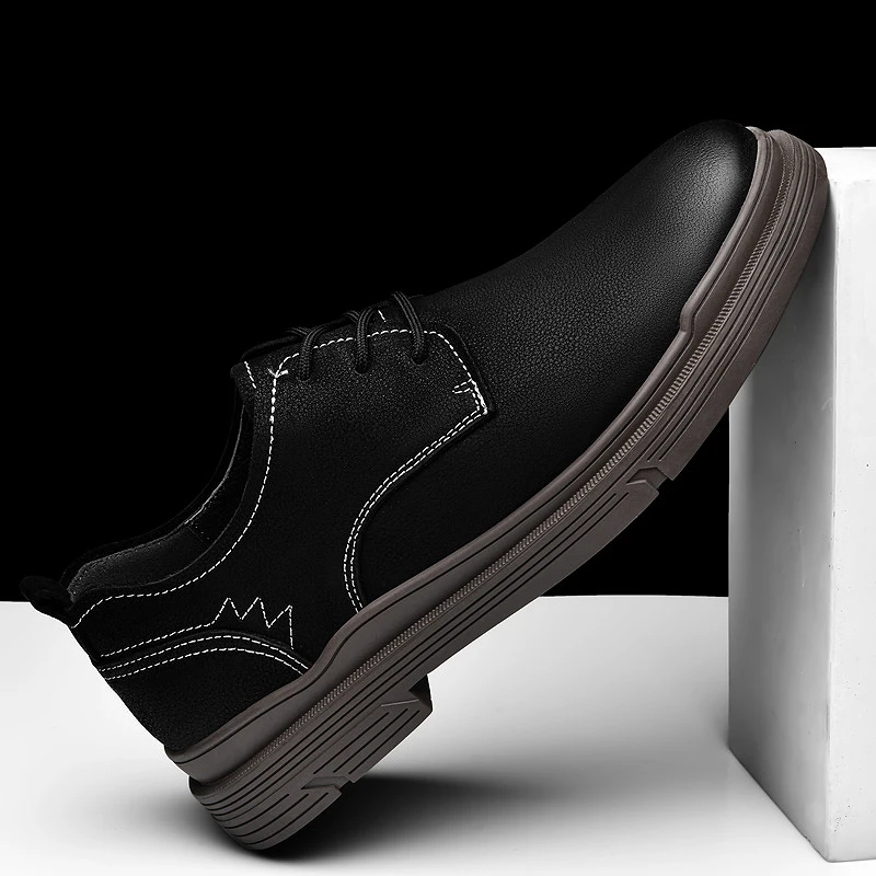 

Формальные мужские повседневные туфли-оксфорды из натуральной кожи; Мужские классические туфли ручной работы для выпускного вечера; Элега...