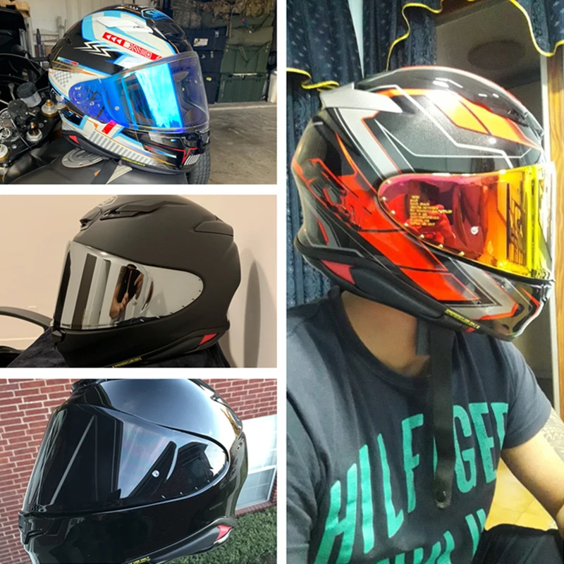 Мотоциклетный шлем козырек Для SHOEI Z8 RF1400 NXR2 CWR-F2 Uv-cut с полным лицом Capacete объектив