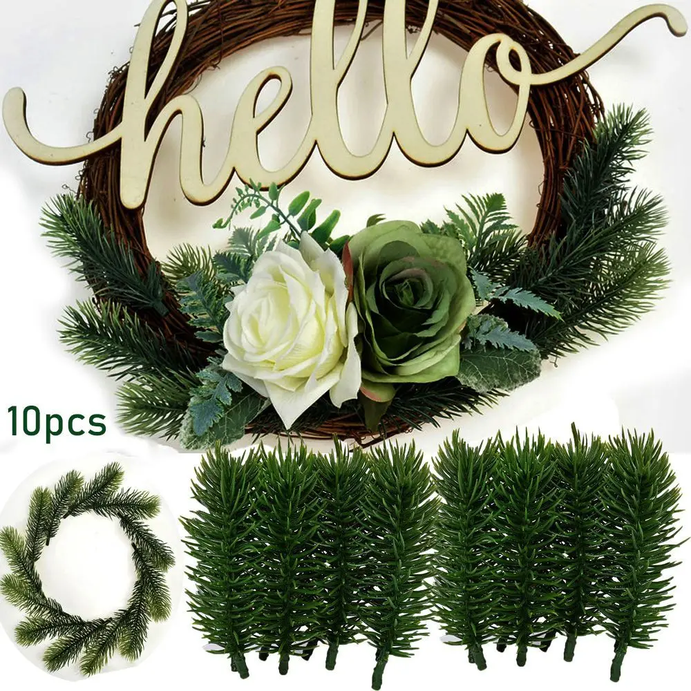 

Branch DIY Accessories Bouquet Gift Box Artificial Fake Plant Christmas Party Decoration Pine Branches Pine Needles