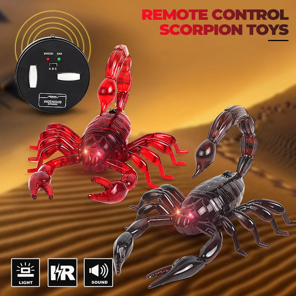 Инфракрасные реалистичные игрушки в виде жука/скорпиона/сороконожки с
