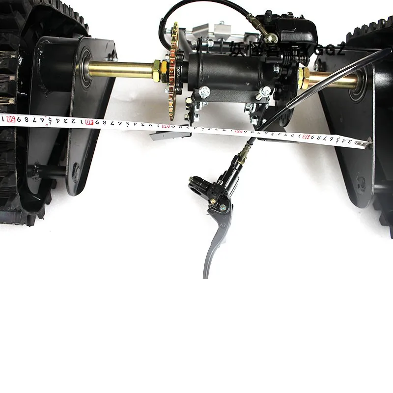 710 мм задняя ось сани трек в сборе для багги квадроцикла 50cc 110cc 150cc 200cc грузовой