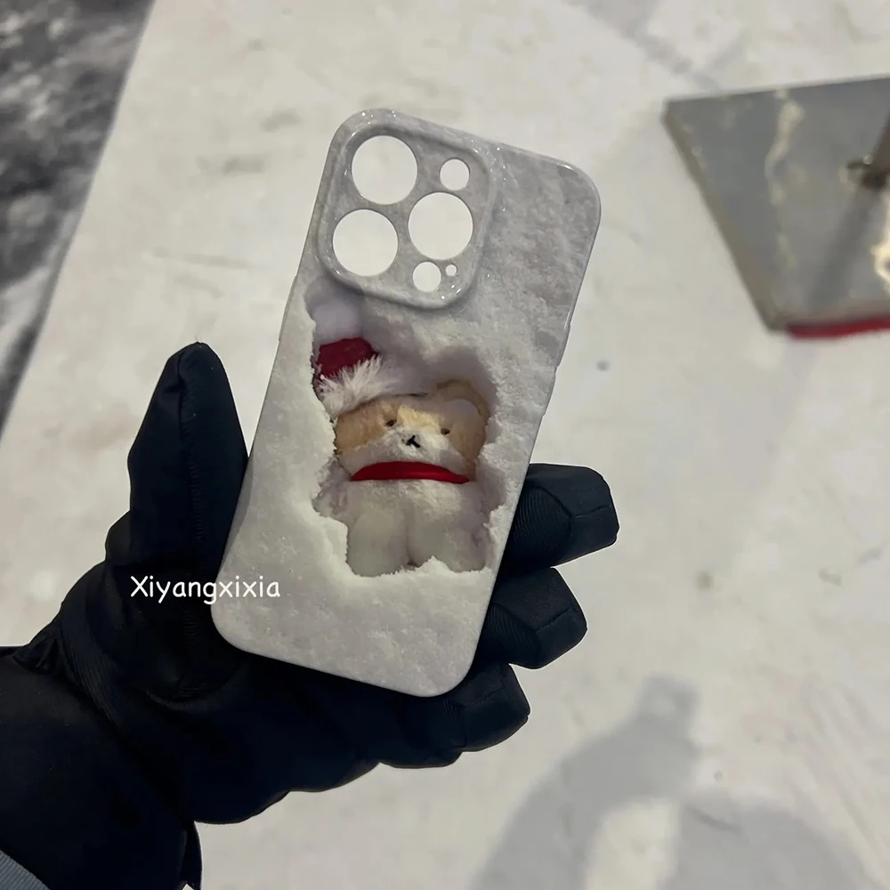 Роскошный чехол для телефона с милой снежной куклой XiaoMi 13 12 12X Mi 9 10 11 Pro POCO X3 X30PRO GT NFC