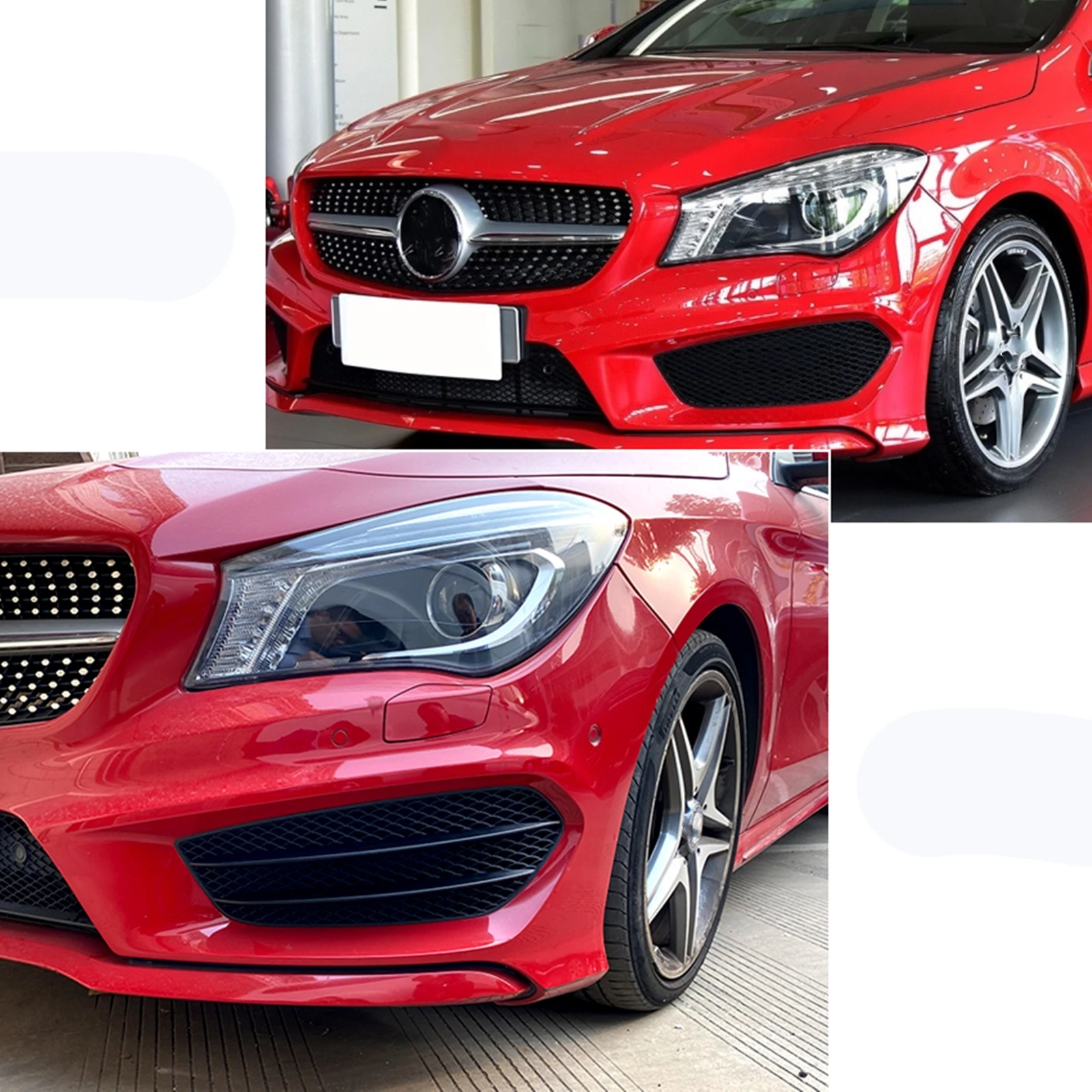 Передний бампер боковая накладка вентиляционного отверстия рамка для Mercedes Benz CLA