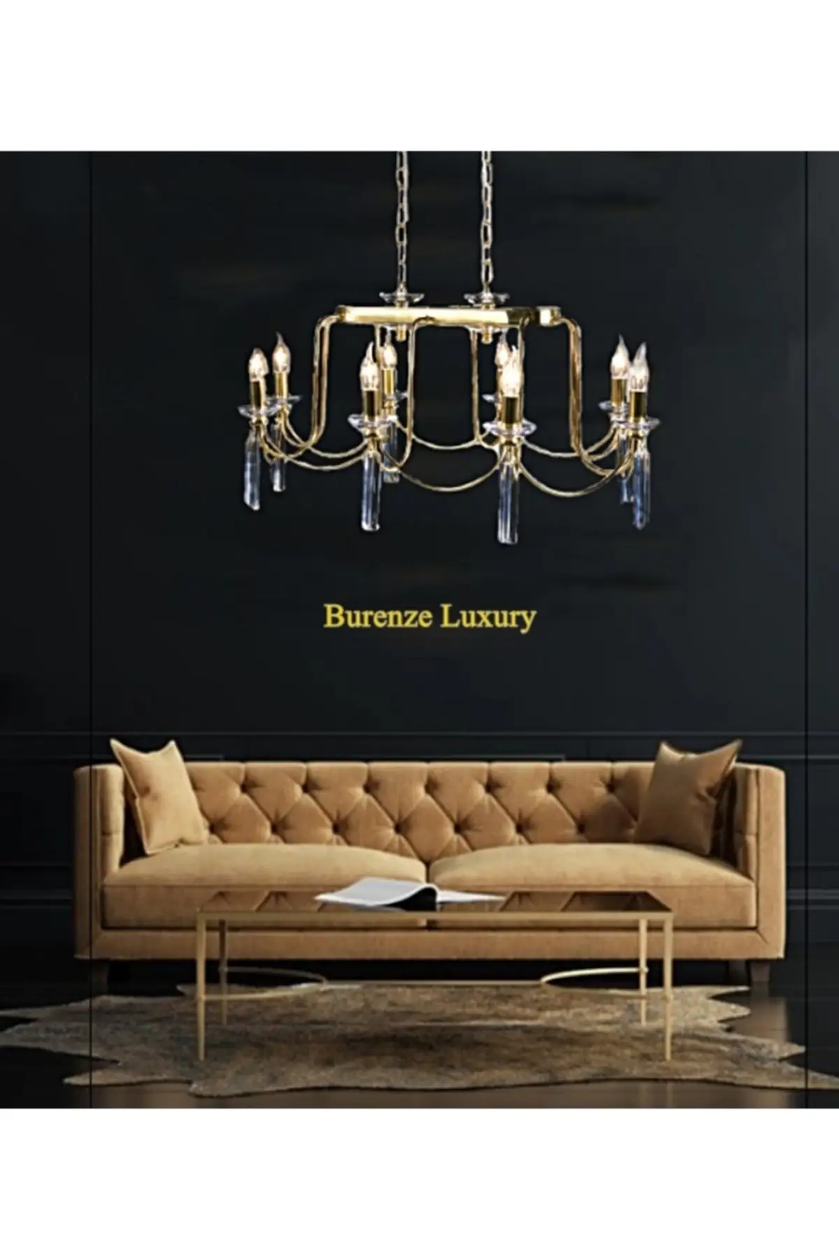 

Роскошная Современная элегантная люстра Sarkit со столешницей